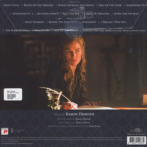 Ramin Djawadi - OST Game Of Thrones Season 5 Black Vinyl Edition