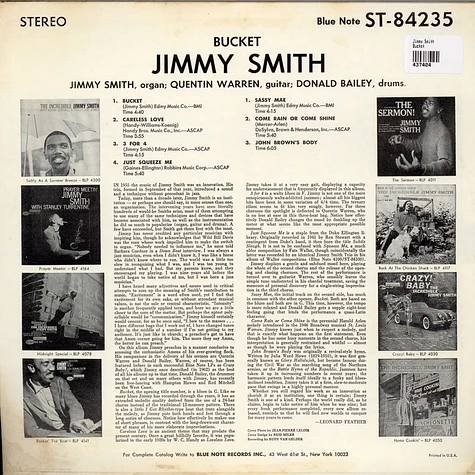 Jimmy Smith - Bucket