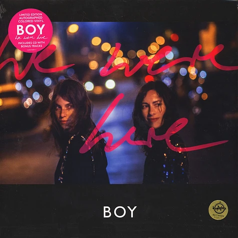 Boy - We Were Here Limited Edition Colored Vinyl