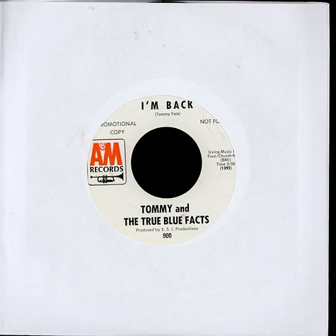 Tommy & The True Blue Facts - I'm Back