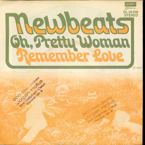 The Newbeats - Oh, Pretty Woman / Remember Love