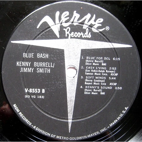 Kenny Burrell / Jimmy Smith - Blue Bash!