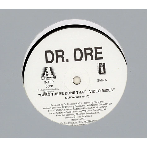 Dr. Dre - Been There Done That - Video Mixes