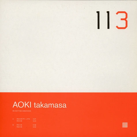 Aoki Takamasa - Rn-Rhythm-Variations