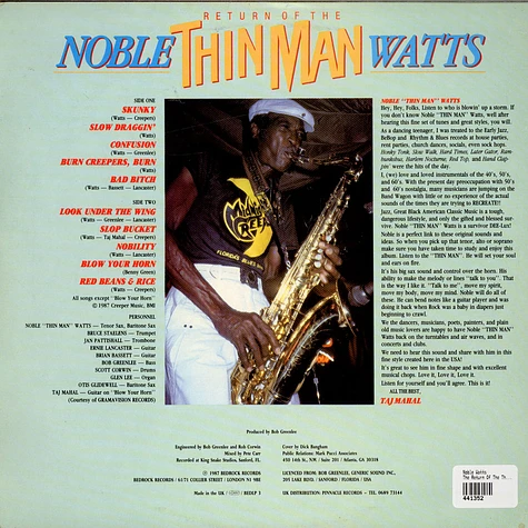 Noble Watts - Return Of The Thin Man