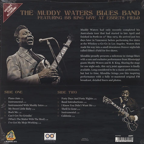 Muddy Waters Blues Band & B.B. King - Live At Ebbets Field