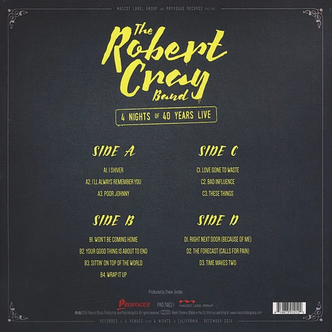 Robert Cray Band - 4 Nights Of 40 Years Live