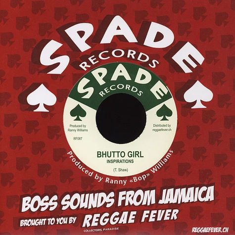 Inspirations / The Hippy Boys & Ranny Williams - Bhutto Girl / Ranny Bop Special