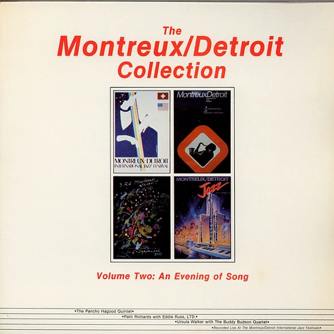 V.A. - The Montreux/Detroit Collection Volume Two: An Evening Of Song