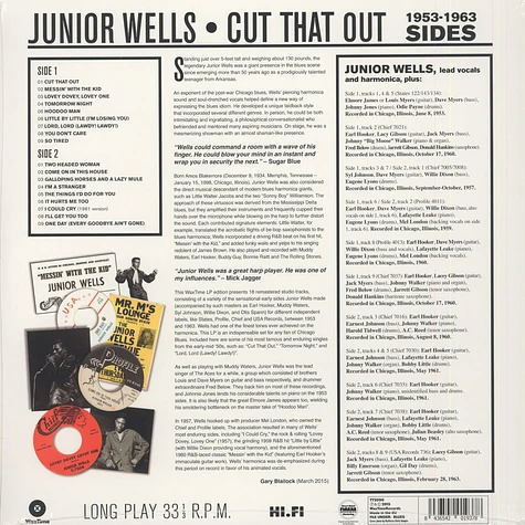 Junior Wells - Cut That Out