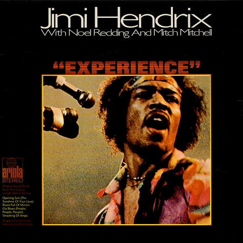 Jimi Hendrix With Noel Redding And Mitch Mitchell - Experience (Original Sound Track From The Feature Length Motion Picture)