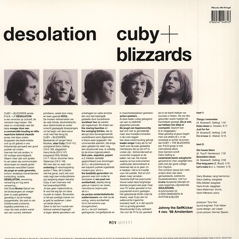 Cuby & Blizzards - Desolation Transparent Green Vinyl Edition