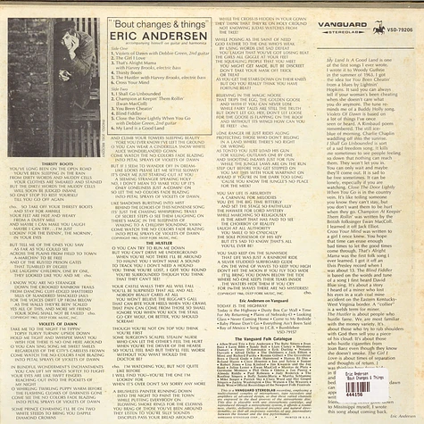 Eric Andersen - 'Bout Changes & Things