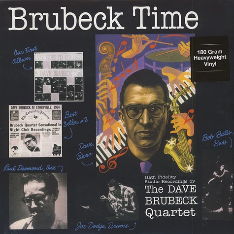 Dave Brubeck Quartet - Brubeck Time 180g Vinyl Edition