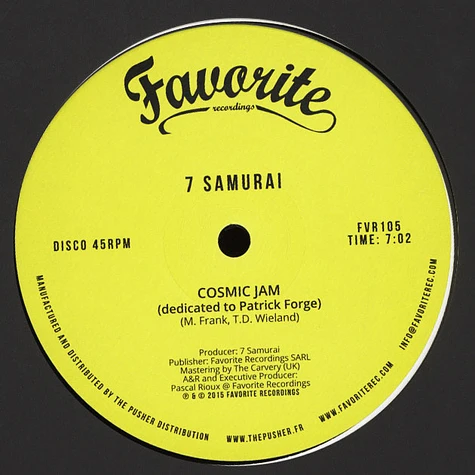 7 Samurai - Shake It Up / Cosmic Jam