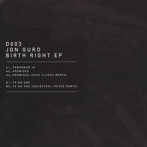 Jon Gurd - Birth Right EP