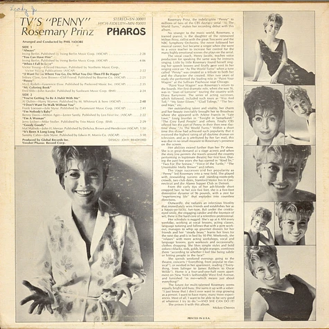 Rosemary Prinz - TV's Penny