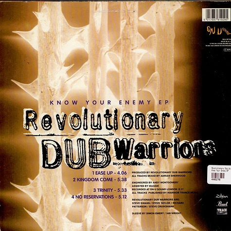 Revolutionary Dub Warriors - Know Your Enemy EP