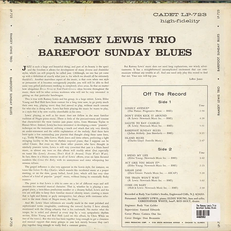 The Ramsey Lewis Trio - Barefoot Sunday Blues