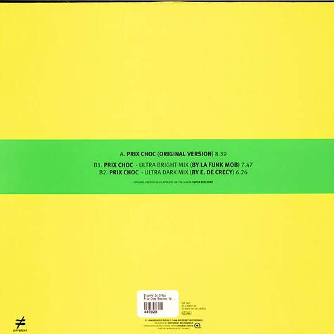 Etienne De Crécy - Prix Choc (Remixes Vol. 1)