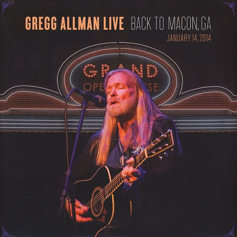 Gregg Allman - Gregg Allman Live: Back To Macon, GA