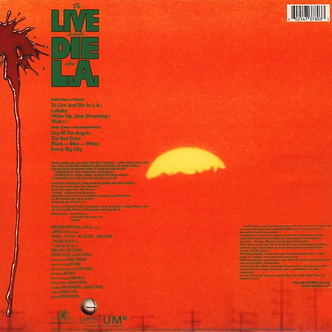 Wang Chung - OST To Live & Die In L.A.