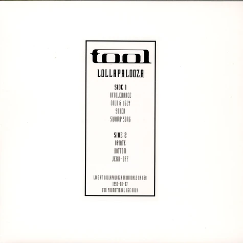 Tool - Lollapalooza
