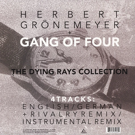 Gang Of Four - Die Staubkorn Sammlung Feat. Herbert Grönemeyer