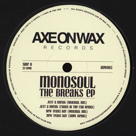 Monosoul - The Break EP
