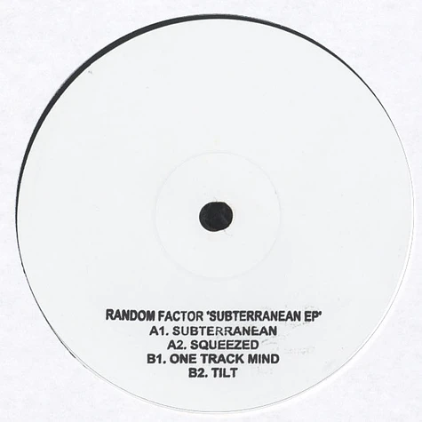 Random Factor (Carl Finlow) - Subterranean EP