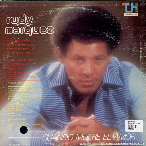 Rudy Marquez - Cuando Muere El Amor