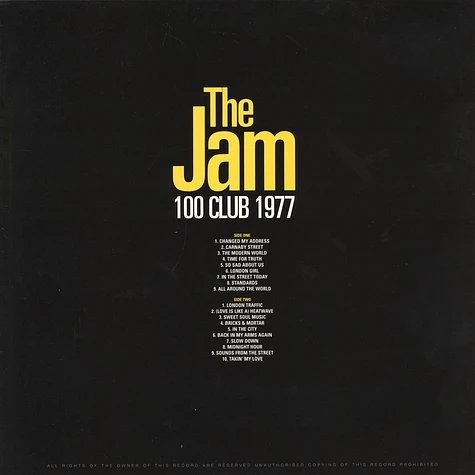 The Jam - Live At The 100 Club 1977