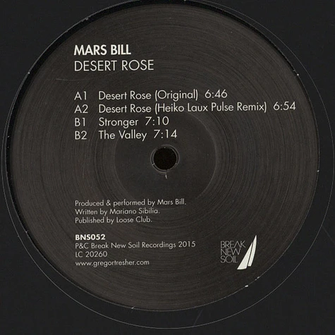 Mars Bill - Desert Rose