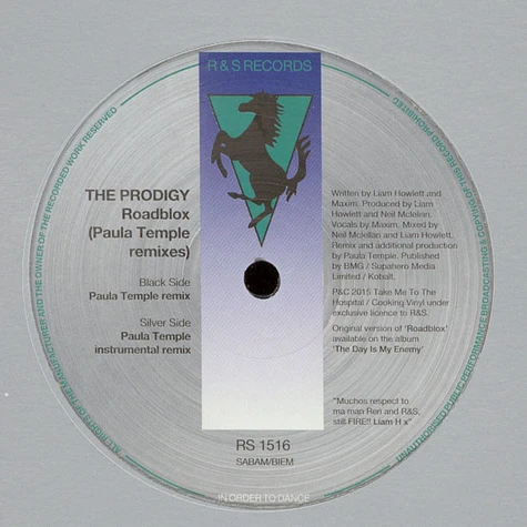 The Prodigy - Roadblox: Paula Temple Remixes