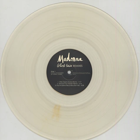 Madonna - Ghosttown Remixes Clear Vinyl Edition