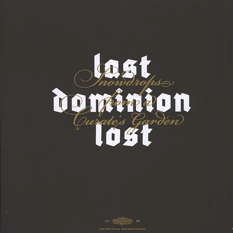 Last Dominion Lost - Snowdrops From A Curate's Garden