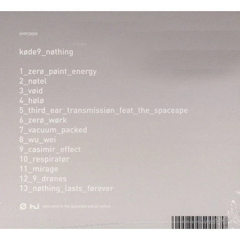 Kode9 - Nothing