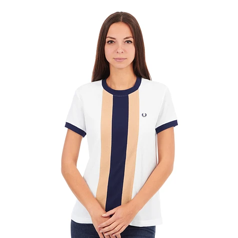 Fred Perry - Vertical Stripe Ringer T-Shirt