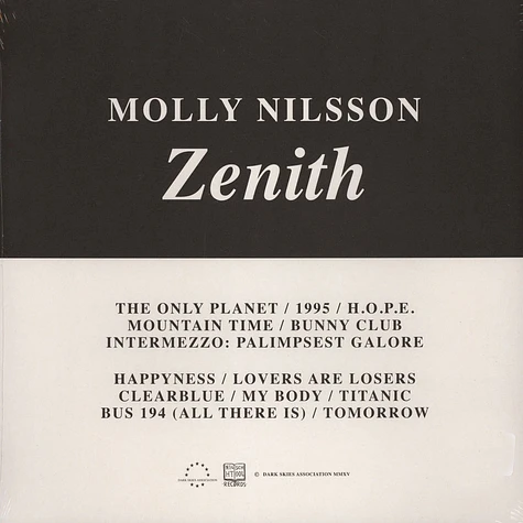 Molly Nilsson - Zenith