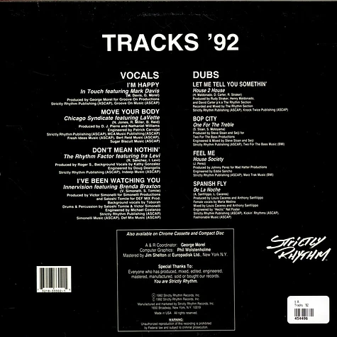 V.A. - Tracks '92