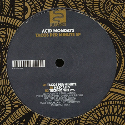 Acid Mondays - Tacos Per Minute EP