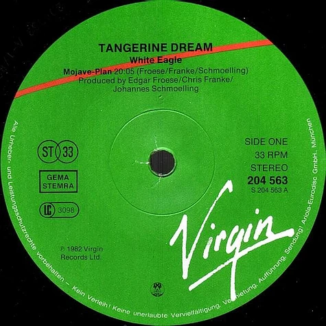 Tangerine Dream - White Eagle