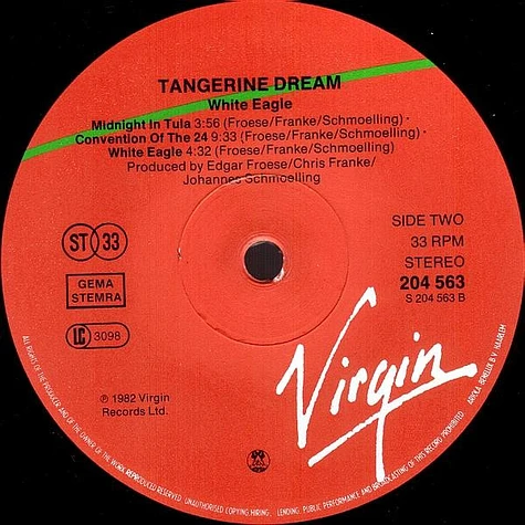 Tangerine Dream - White Eagle