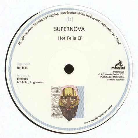 Supernova - Hot Fella EP