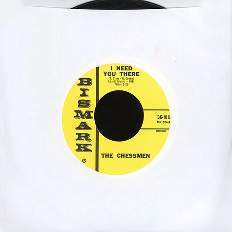 Chessmen - I Need You There Black Vinyl Edition