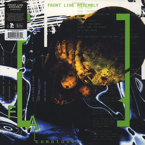 Front Line Assembly - Comatose White / Green Vinyl Edition