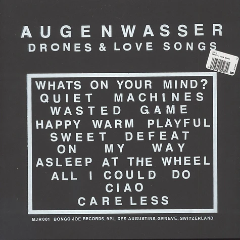 Augenwasser - Drones & Love Songs