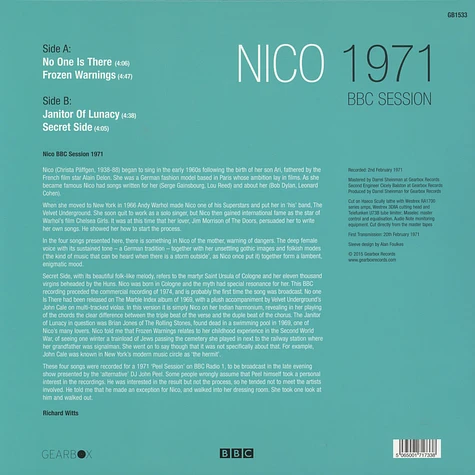 Nico - BBC Session 1971