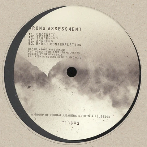 Wrong Assessment - End Of Contemplation EP