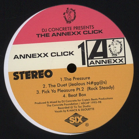 DJ Concrete Presents The Annexx Click. - Annexx Click